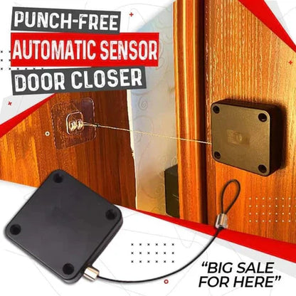 Automatic Door Closer | Portable Self-Closing Device for Home & Office