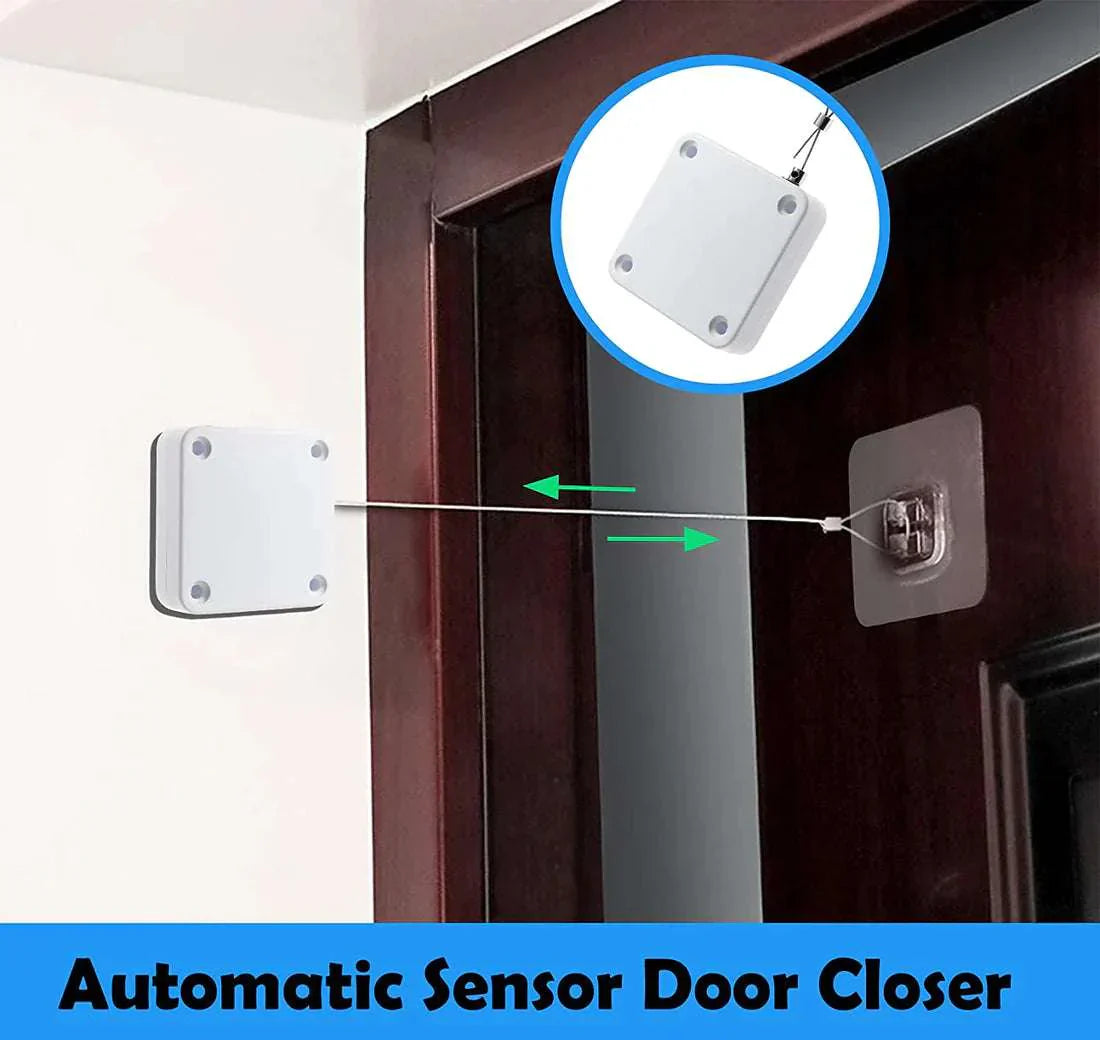 Automatic Door Closer | Portable Self-Closing Device for Home & Office